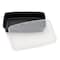 Cubeware 48 oz. Rectangular Black Container With Clear Lid, PK100 PK100 CR-1147B - alternate 1